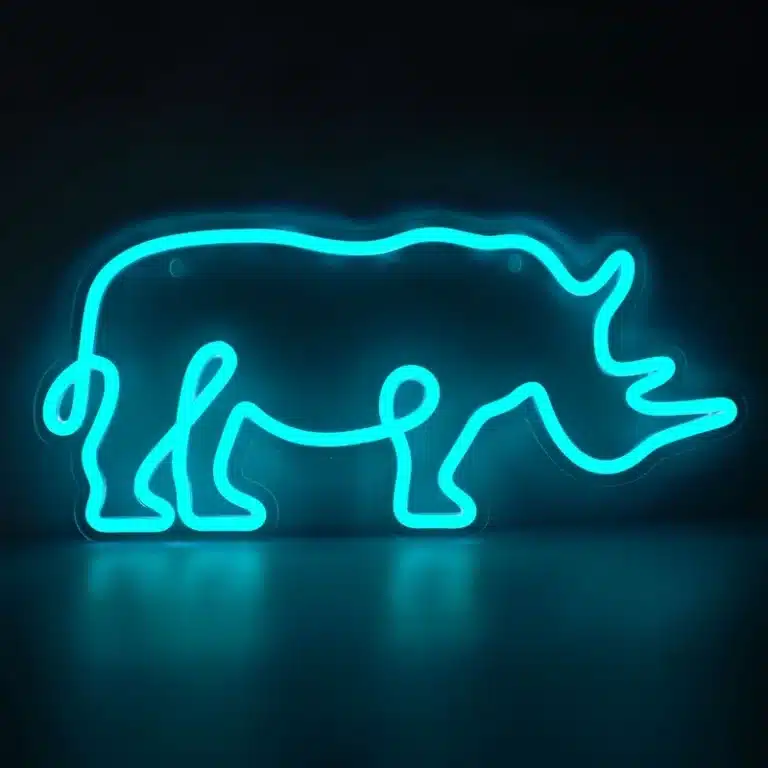 Neon Rhinoceros 1