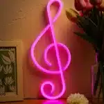 Neon clé de sol 1