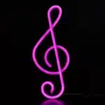 Neon clé de sol 3