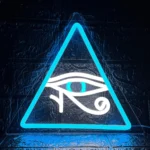 Neon Oeil d’Horus 1
