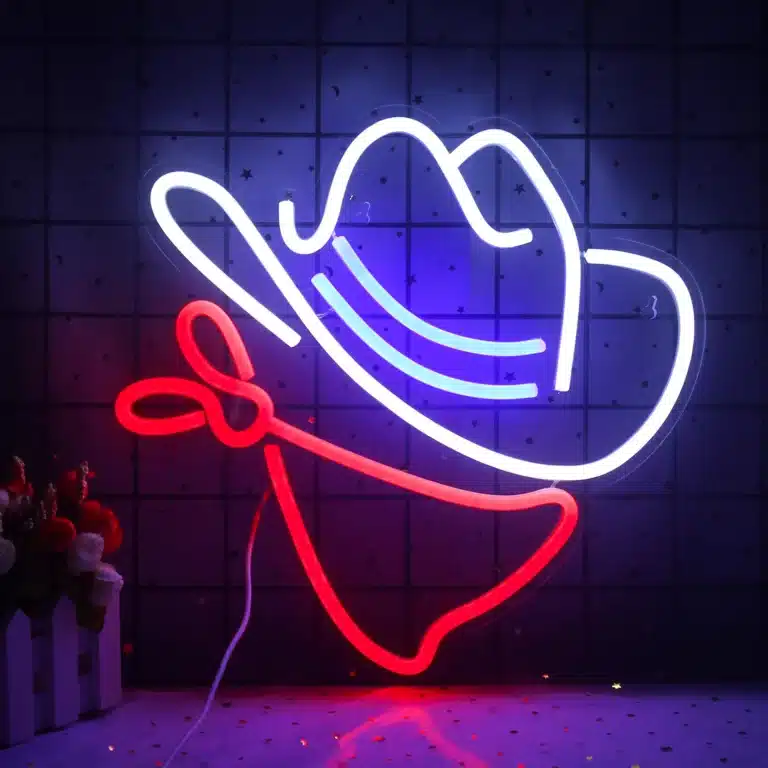 Neon Cowboy Chapeau et Bandana 1