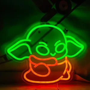 Neon Bébé Yoda 1