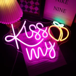 Neon Kiss My Ass 1