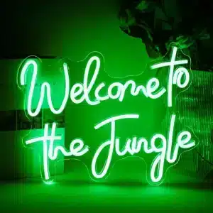 Neon Welcome to the jungle 1