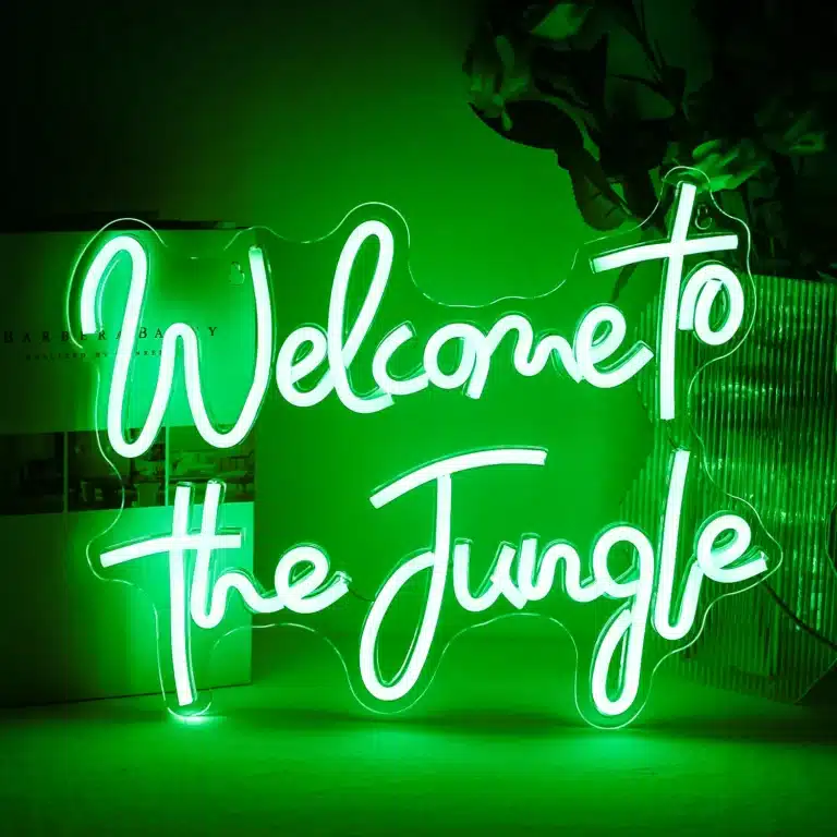 Neon Welcome to the jungle 1