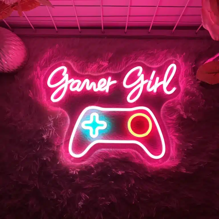 Neon Gamer Girl 2