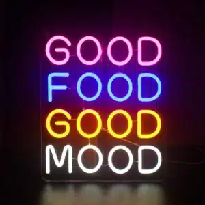 Neon Good Food Good Mood 1