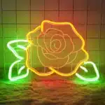 Neon Rose Jaune 1