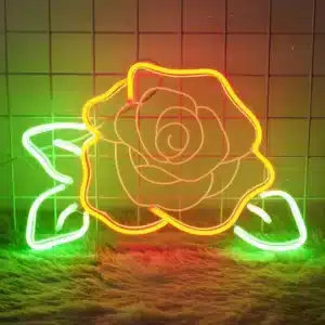 Neon Rose Jaune 1