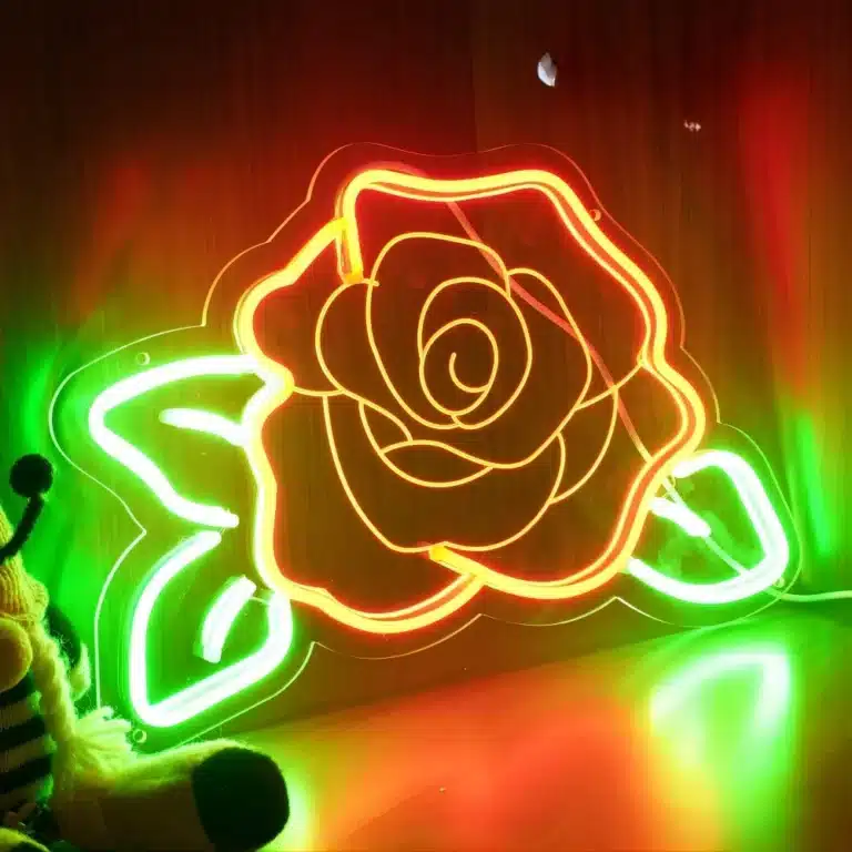 Neon Rose Jaune 2