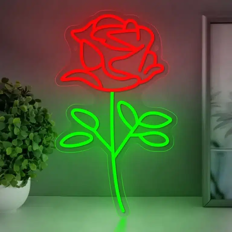 Neon Rose rouge 1