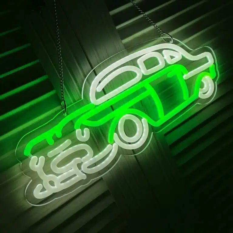 Neon Voiture Vintage 2