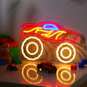 Neon Monster Truck 1