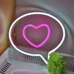 Neon Bulle Coeur 1