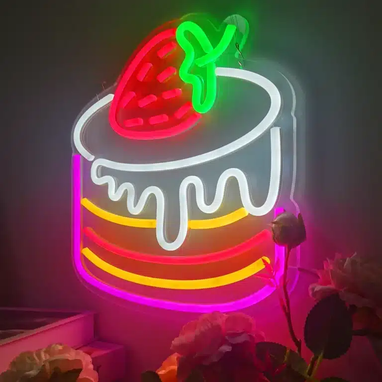 Neon Rainbow Cake 2