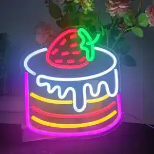 Neon Rainbow Cake 1