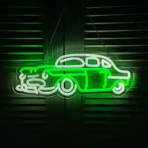 Neon Voiture Vintage 1