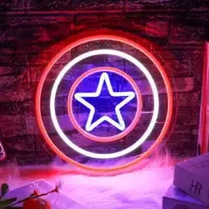 Neon Bouclier Captain America 1