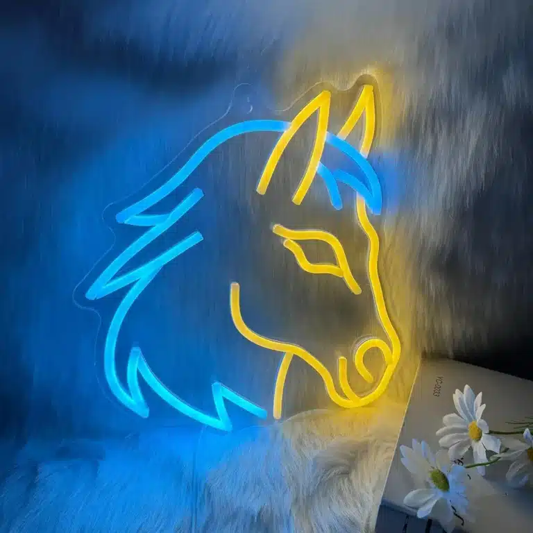 Neon Tête Cheval 1