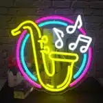 Neon Saxophone 1