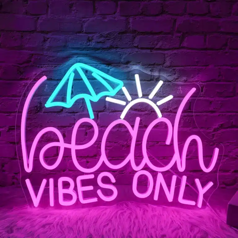 Neon Beach Vibes Only 1