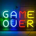 Neon Game Over 1