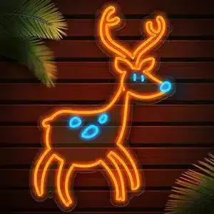 Neon Renne de Noël 1