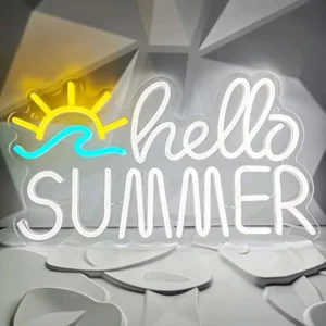 Neon Hello Summer 1