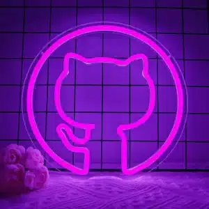 Neon Logo Github 1