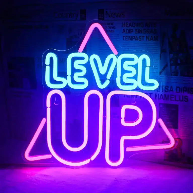 Neon Level Up 1