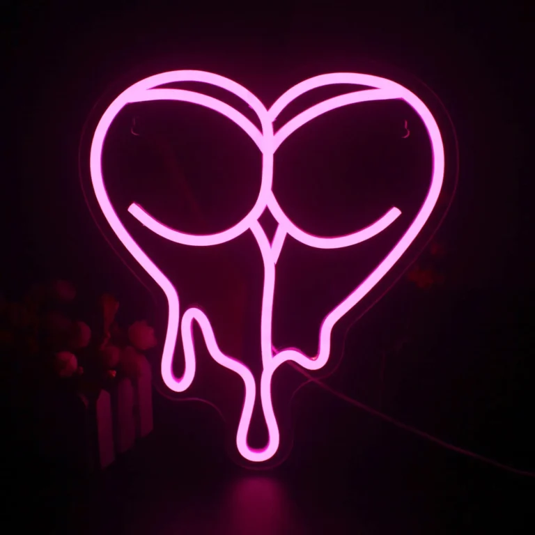 Neon Coeur Fessier 1