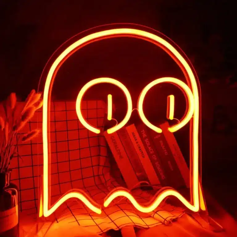 Neon Fantôme Pacman 1