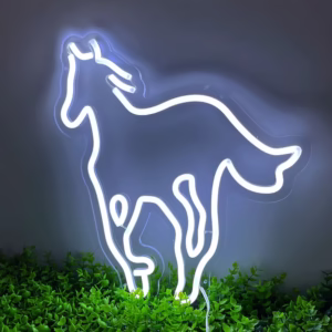 Neon Cheval au galop