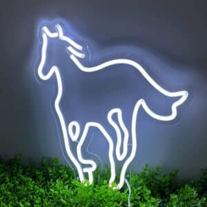 Neon Cheval au galop