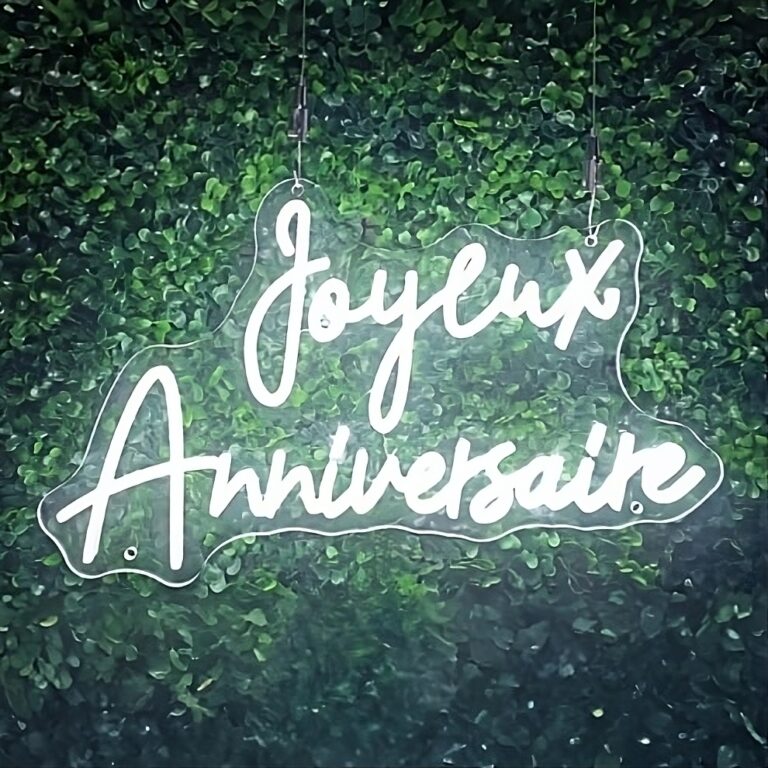 neon joyeux anniversaire