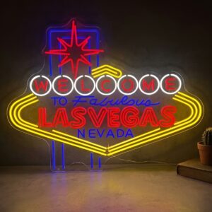 Neon Welcome to Fabulous Las Vegas
