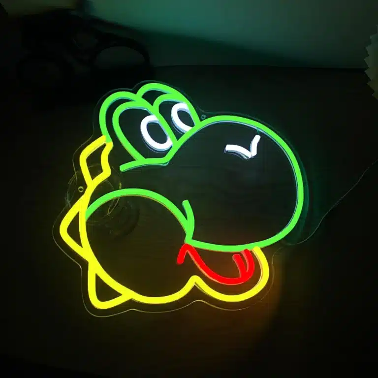 Neon Yoshi Mario Bros 2