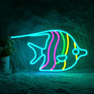 Neon Poisson Coloré 1