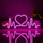 Neon Coeur Battement Cardiaque 1