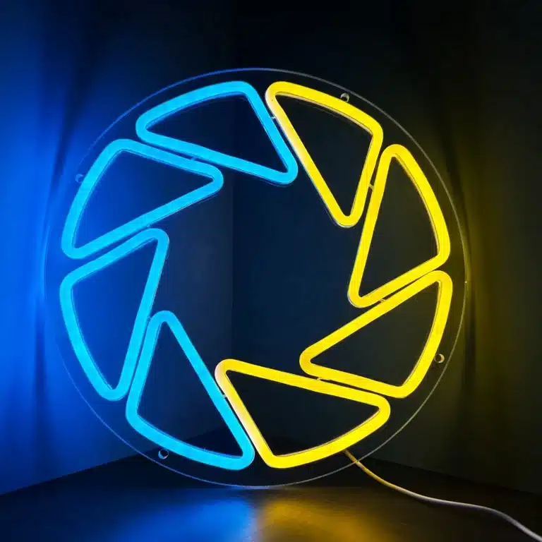 Neon Logo Aperture 1