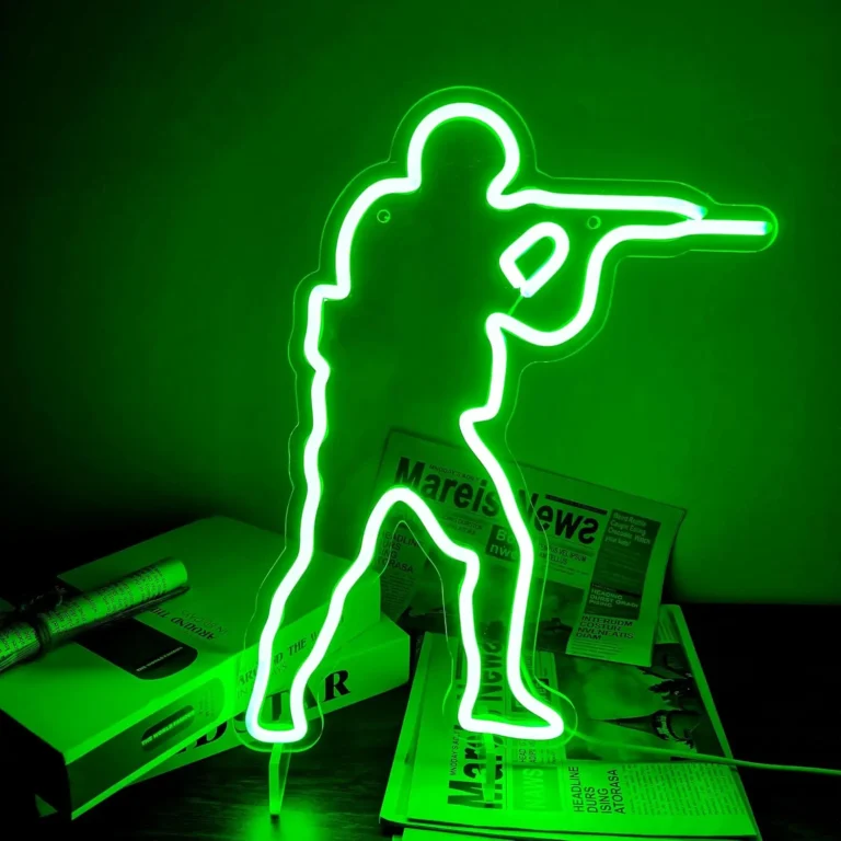 Neon Logo Counter Strike 2