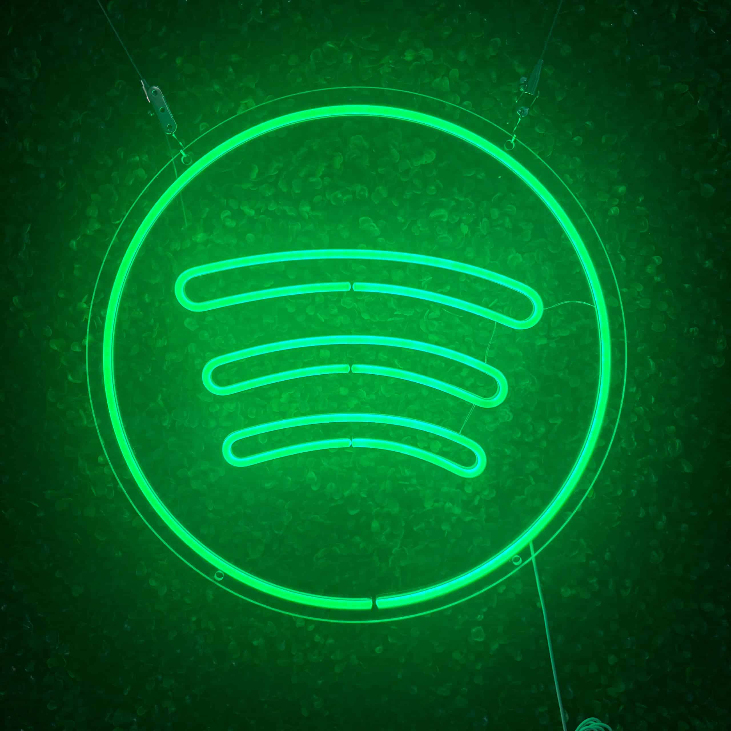 Neon Logo Spotify