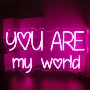 Neon You are my world 1