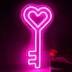 Neon Clé Coeur 1