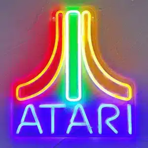 Neon Logo Atari 1