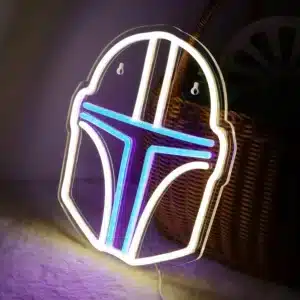 Neon Casque Mandalorien (Star Wars) 1