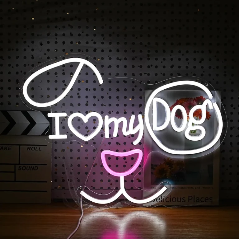 Neon I Love My Dog 1