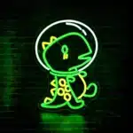 Neon Dinosaure Astronaute 1