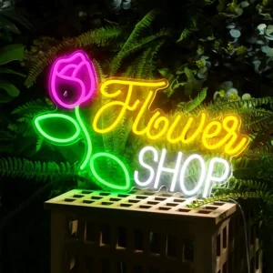 Neon Flower Shop 1