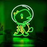 Neon Dinosaure Astronaute 2